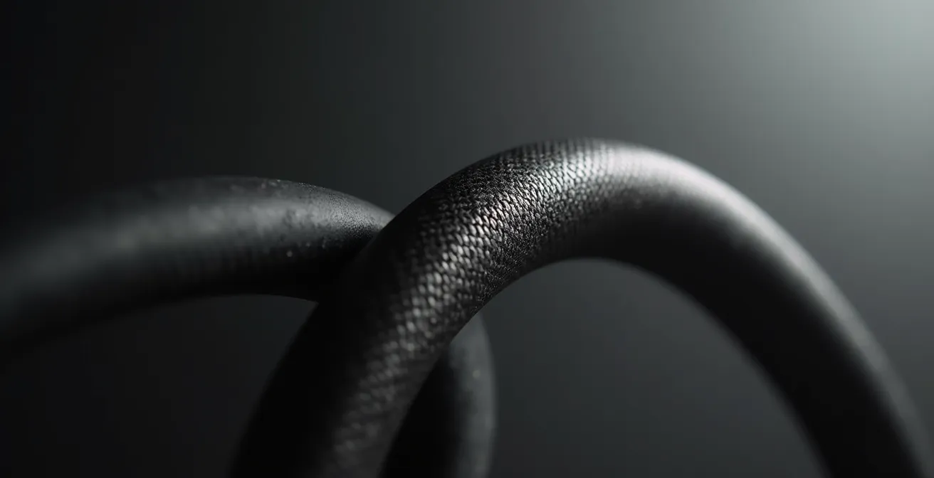 Reggisella in carbonio con design a doppio stelo che mostra la flessione per l'assorbimento delle vibrazioni